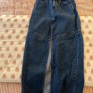 Madewell Indigo Denim Skirt